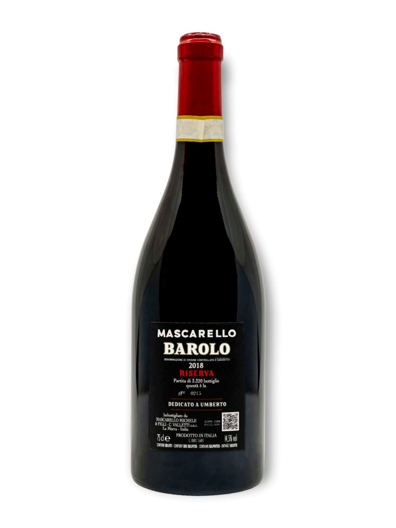 Barolo RISERVA Umberto D.O.C.G. 2018